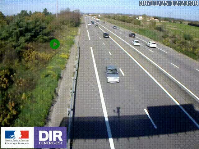 <h2>Webcam sur le contournement de Valence, sur la Nationale 7, à la jonction avec la N532, caméra orientée vers Grenoble</h2>