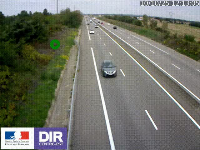 <h2>Webcam sur le contournement de Valence, sur la Nationale 7, à la jonction avec la N532, caméra orientée vers Grenoble</h2>