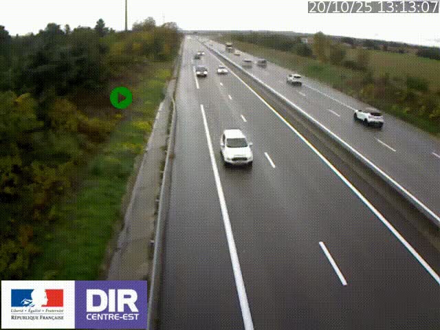<h2>Webcam sur le contournement de Valence, sur la Nationale 7, à la jonction avec la N532, caméra orientée vers Grenoble</h2>