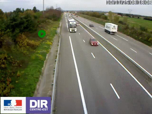 <h2>Webcam sur le contournement de Valence, sur la Nationale 7, à la jonction avec la N532, caméra orientée vers Grenoble</h2>