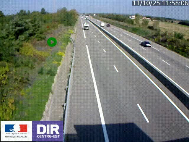 <h2>Webcam sur le contournement de Valence, sur la Nationale 7, à la jonction avec la N532, caméra orientée vers Grenoble</h2>
