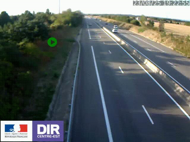 <h2>Webcam sur le contournement de Valence, sur la Nationale 7, à la jonction avec la N532, caméra orientée vers Grenoble</h2>