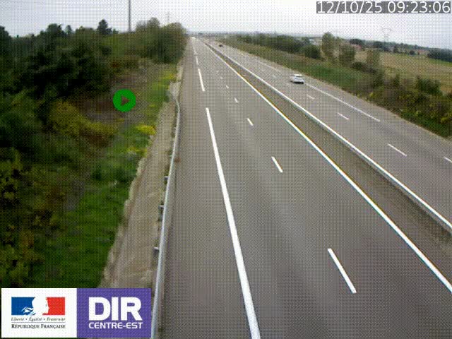 <h2>Webcam sur le contournement de Valence, sur la Nationale 7, à la jonction avec la N532, caméra orientée vers Grenoble</h2>