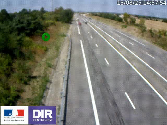 <h2>Webcam sur le contournement de Valence, sur la Nationale 7, à la jonction avec la N532, caméra orientée vers Grenoble</h2>