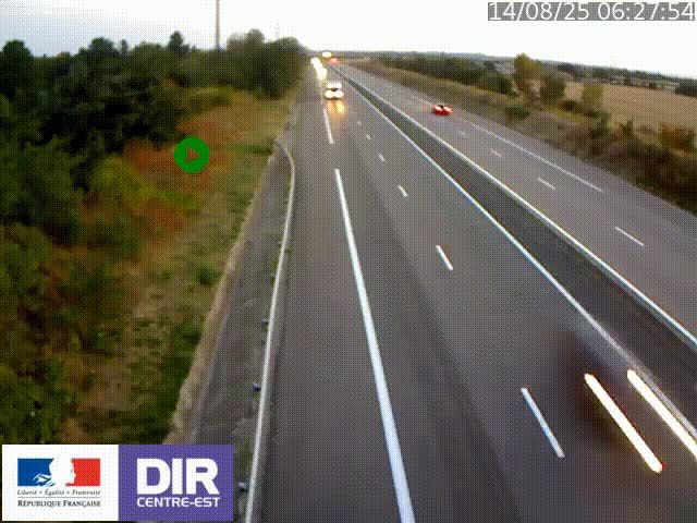 <h2>Webcam sur le contournement de Valence, sur la Nationale 7, à la jonction avec la N532, caméra orientée vers Grenoble</h2>