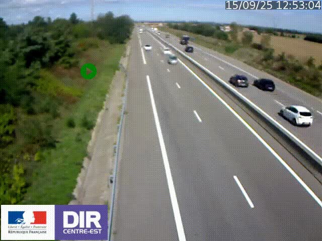 <h2>Webcam sur le contournement de Valence, sur la Nationale 7, à la jonction avec la N532, caméra orientée vers Grenoble</h2>