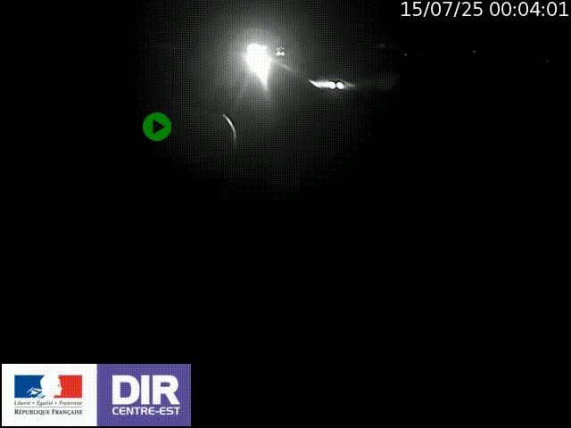 Webcam sur le contournement de Valence, sur la Nationale 7, à la jonction avec la N532, caméra orientée vers Grenoble