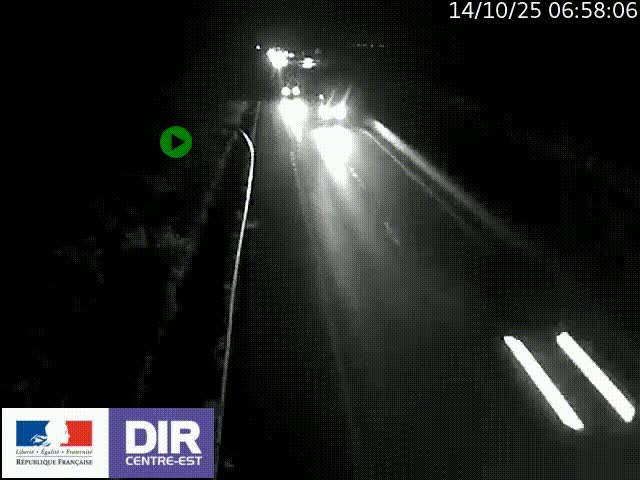 <h2>Webcam sur le contournement de Valence, sur la Nationale 7, à la jonction avec la N532, caméra orientée vers Grenoble</h2>
