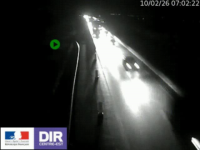 <h2>Webcam sur le contournement de Valence, sur la Nationale 7, à la jonction avec la N532, caméra orientée vers Grenoble</h2>