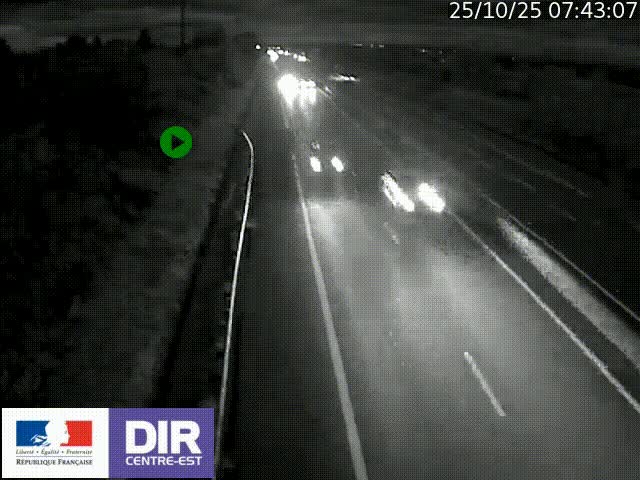 <h2>Webcam sur le contournement de Valence, sur la Nationale 7, à la jonction avec la N532, caméra orientée vers Grenoble</h2>