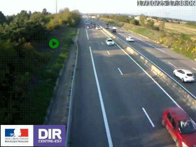 <h2>Webcam sur le contournement de Valence, sur la Nationale 7, à la jonction avec la N532, caméra orientée vers Grenoble</h2>