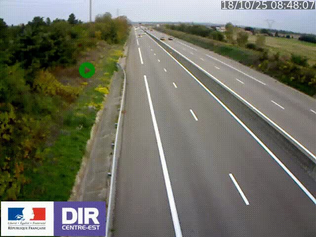 <h2>Webcam sur le contournement de Valence, sur la Nationale 7, à la jonction avec la N532, caméra orientée vers Grenoble</h2>