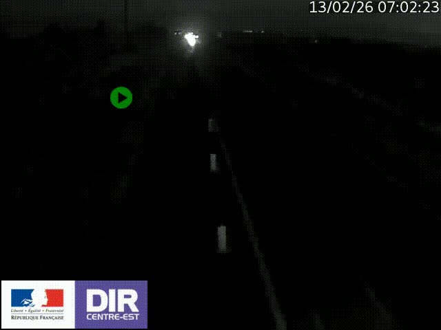 <h2>Webcam sur le contournement de Valence, sur la Nationale 7, à la jonction avec la N532, caméra orientée vers Grenoble</h2>