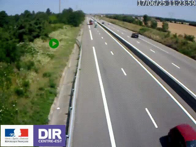 <h2>Webcam sur le contournement de Valence, sur la Nationale 7, à la jonction avec la N532, caméra orientée vers Grenoble</h2>