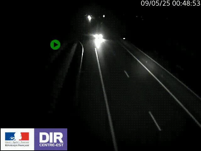 Webcam sur le contournement de Valence, sur la Nationale 7, à la jonction avec la N532, caméra orientée vers Grenoble