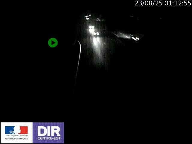 Webcam sur le contournement de Valence, sur la Nationale 7, à la jonction avec la N532, caméra orientée vers Grenoble