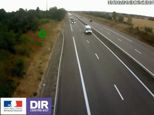 <h2>Webcam sur le contournement de Valence, sur la Nationale 7, à la jonction avec la N532, caméra orientée vers Grenoble</h2>