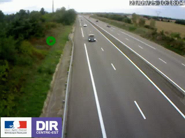 <h2>Webcam sur le contournement de Valence, sur la Nationale 7, à la jonction avec la N532, caméra orientée vers Grenoble</h2>