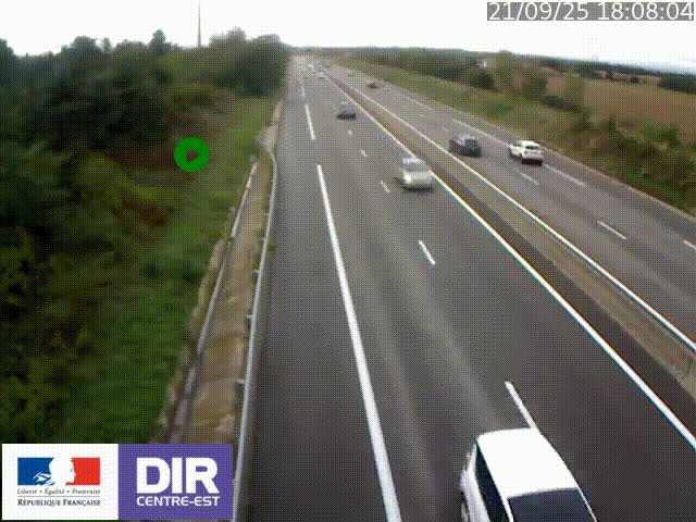 <h2>Webcam sur le contournement de Valence, sur la Nationale 7, à la jonction avec la N532, caméra orientée vers Grenoble</h2>
