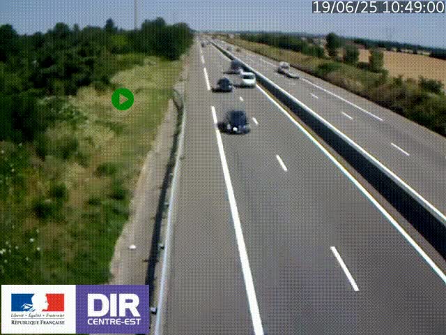 <h2>Webcam sur le contournement de Valence, sur la Nationale 7, à la jonction avec la N532, caméra orientée vers Grenoble</h2>