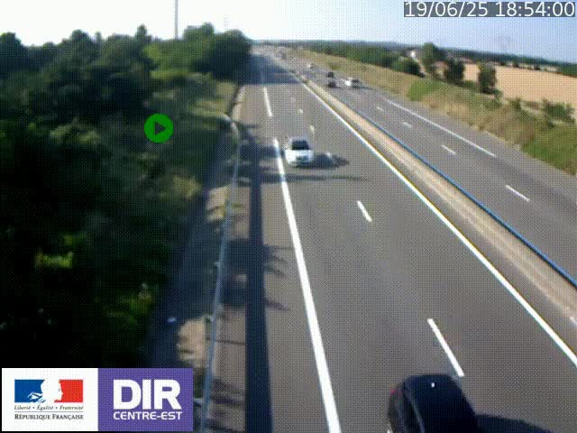 <h2>Webcam sur le contournement de Valence, sur la Nationale 7, à la jonction avec la N532, caméra orientée vers Grenoble</h2>