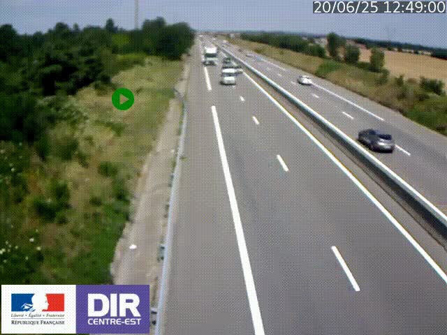 <h2>Webcam sur le contournement de Valence, sur la Nationale 7, à la jonction avec la N532, caméra orientée vers Grenoble</h2>