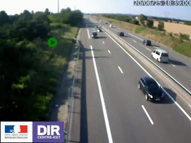 <h2>Webcam sur le contournement de Valence, sur la Nationale 7, à la jonction avec la N532, caméra orientée vers Grenoble</h2>