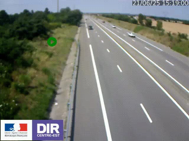 <h2>Webcam sur le contournement de Valence, sur la Nationale 7, à la jonction avec la N532, caméra orientée vers Grenoble</h2>