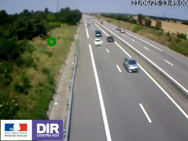 <h2>Webcam sur le contournement de Valence, sur la Nationale 7, à la jonction avec la N532, caméra orientée vers Grenoble</h2>