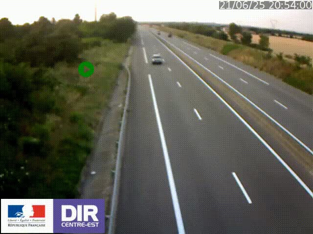 <h2>Webcam sur le contournement de Valence, sur la Nationale 7, à la jonction avec la N532, caméra orientée vers Grenoble</h2>