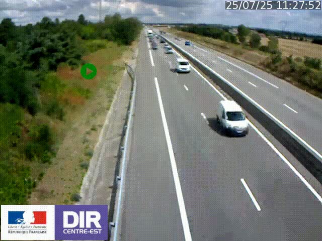 <h2>Webcam sur le contournement de Valence, sur la Nationale 7, à la jonction avec la N532, caméra orientée vers Grenoble</h2>