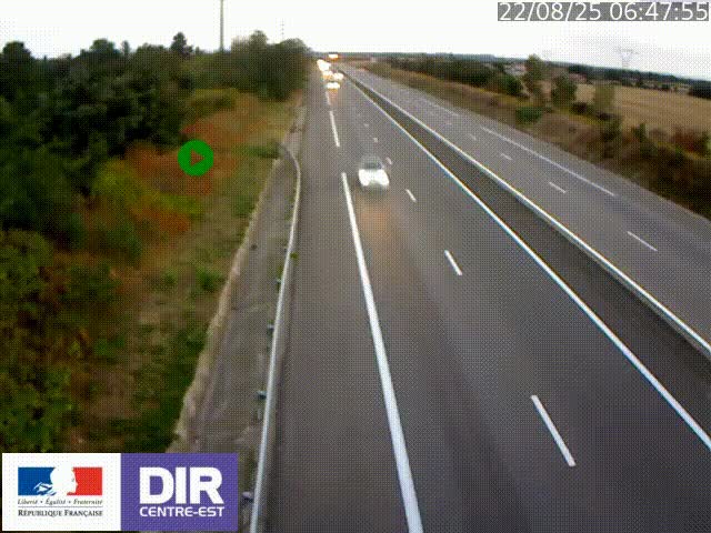 <h2>Webcam sur le contournement de Valence, sur la Nationale 7, à la jonction avec la N532, caméra orientée vers Grenoble</h2>