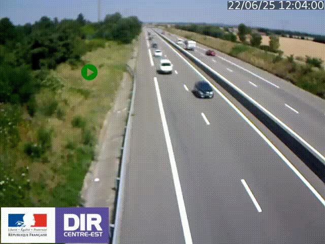 <h2>Webcam sur le contournement de Valence, sur la Nationale 7, à la jonction avec la N532, caméra orientée vers Grenoble</h2>