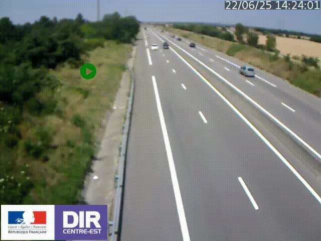 <h2>Webcam sur le contournement de Valence, sur la Nationale 7, à la jonction avec la N532, caméra orientée vers Grenoble</h2>