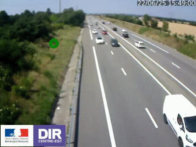 <h2>Webcam sur le contournement de Valence, sur la Nationale 7, à la jonction avec la N532, caméra orientée vers Grenoble</h2>