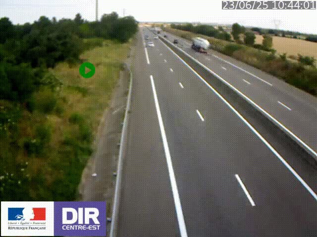 <h2>Webcam sur le contournement de Valence, sur la Nationale 7, à la jonction avec la N532, caméra orientée vers Grenoble</h2>