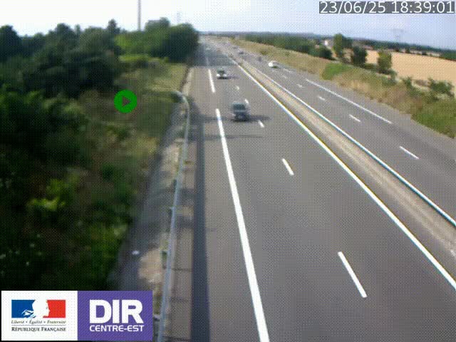 <h2>Webcam sur le contournement de Valence, sur la Nationale 7, à la jonction avec la N532, caméra orientée vers Grenoble</h2>