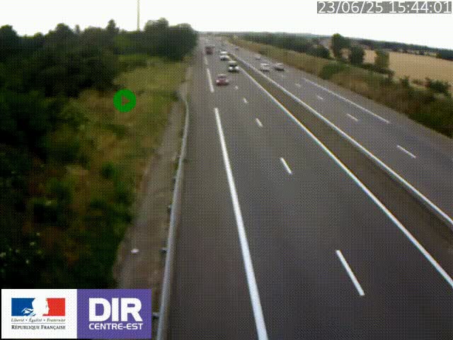<h2>Webcam sur le contournement de Valence, sur la Nationale 7, à la jonction avec la N532, caméra orientée vers Grenoble</h2>