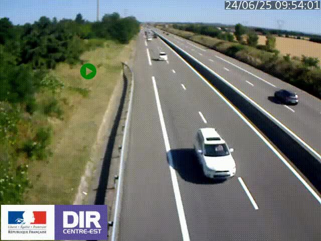 <h2>Webcam sur le contournement de Valence, sur la Nationale 7, à la jonction avec la N532, caméra orientée vers Grenoble</h2>