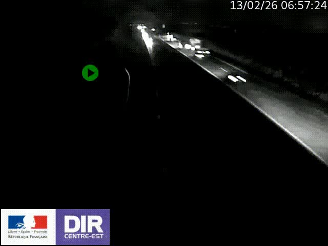 <h2>Webcam sur le contournement de Valence, sur la Nationale 7, à la jonction avec la N532, caméra orientée vers Grenoble</h2>