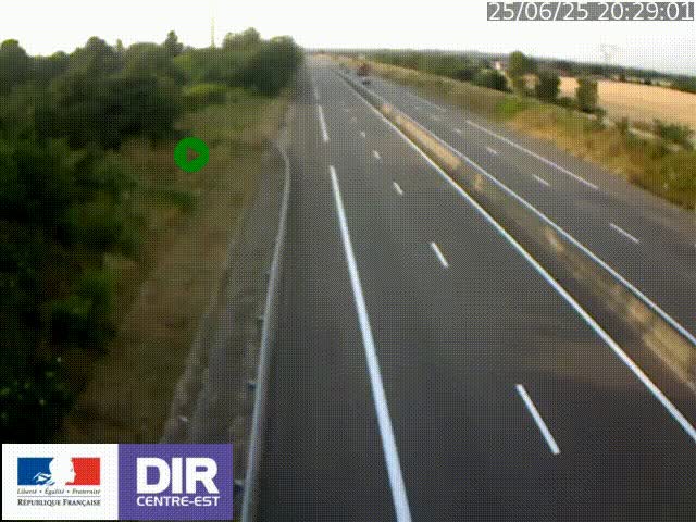 <h2>Webcam sur le contournement de Valence, sur la Nationale 7, à la jonction avec la N532, caméra orientée vers Grenoble</h2>