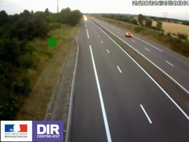 <h2>Webcam sur le contournement de Valence, sur la Nationale 7, à la jonction avec la N532, caméra orientée vers Grenoble</h2>
