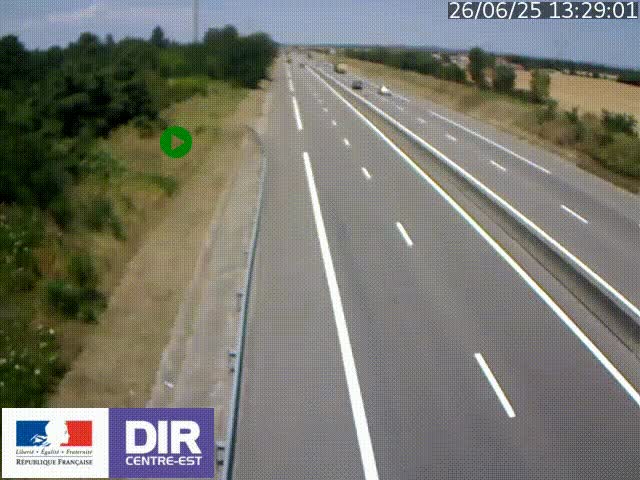 <h2>Webcam sur le contournement de Valence, sur la Nationale 7, à la jonction avec la N532, caméra orientée vers Grenoble</h2>