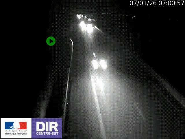 <h2>Webcam sur le contournement de Valence, sur la Nationale 7, à la jonction avec la N532, caméra orientée vers Grenoble</h2>