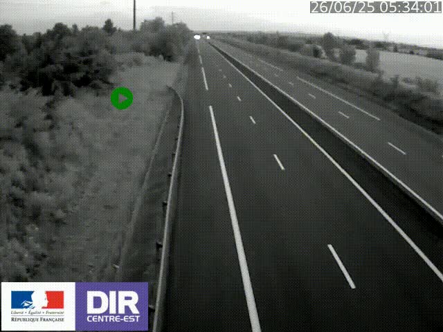 <h2>Webcam sur le contournement de Valence, sur la Nationale 7, à la jonction avec la N532, caméra orientée vers Grenoble</h2>