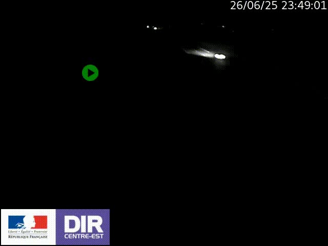 <h2>Webcam sur le contournement de Valence, sur la Nationale 7, à la jonction avec la N532, caméra orientée vers Grenoble</h2>