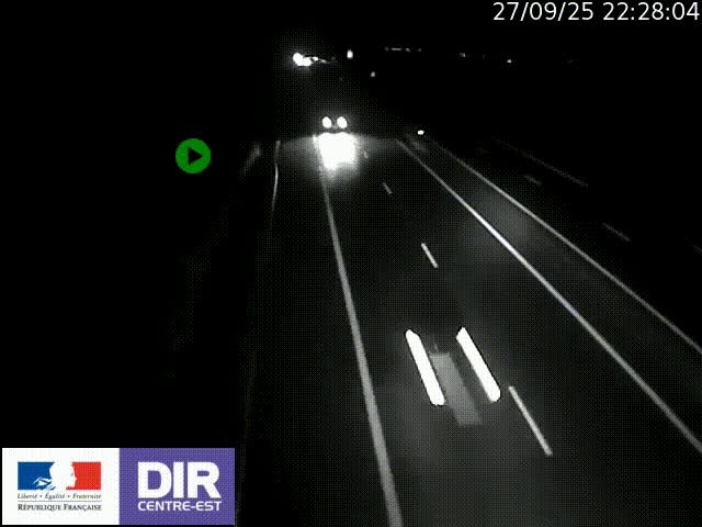<h2>Webcam sur le contournement de Valence, sur la Nationale 7, à la jonction avec la N532, caméra orientée vers Grenoble</h2>