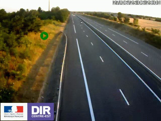 <h2>Webcam sur le contournement de Valence, sur la Nationale 7, à la jonction avec la N532, caméra orientée vers Grenoble</h2>