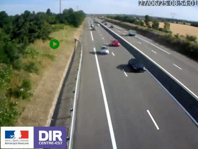 <h2>Webcam sur le contournement de Valence, sur la Nationale 7, à la jonction avec la N532, caméra orientée vers Grenoble</h2>