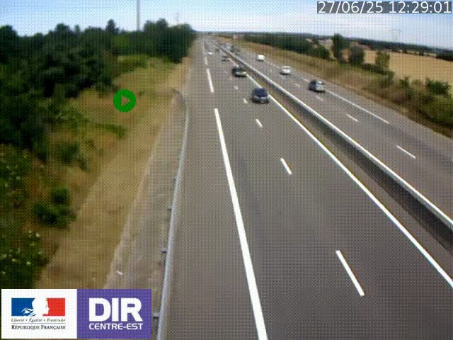 <h2>Webcam sur le contournement de Valence, sur la Nationale 7, à la jonction avec la N532, caméra orientée vers Grenoble</h2>
